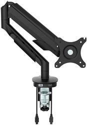Monitorarm Euroseats voor 1 beeldscherm inclusief USB poort zwart