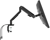 Monitorarm Euroseats voor 1 beeldscherm inclusief USB poort zwart-2