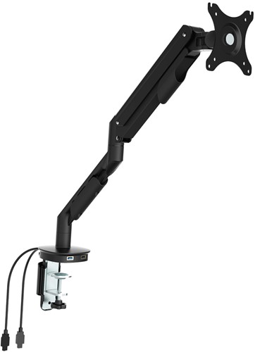 Monitorarm Euroseats voor 1 beeldscherm inclusief USB poort zwart-3