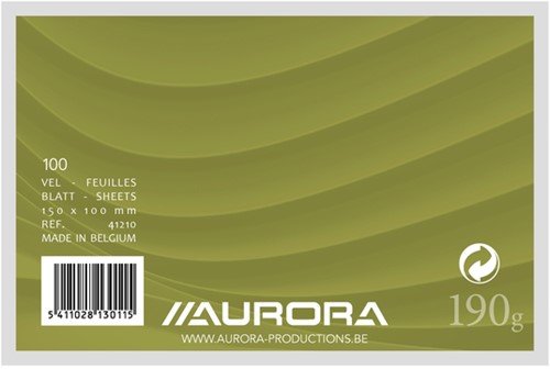 Correspondentiekaart 100x150 blanco 100 stuks