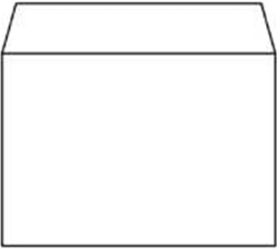 Bank envelop Trajanus C6 114x162mm 80 grams wit zelfklevend 500 stuks 88099445