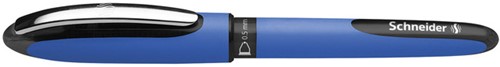 Schneider One Hybrid C05 Rollerball Pen - Blue 0.5mm Hybrid Tip, Denim Blue