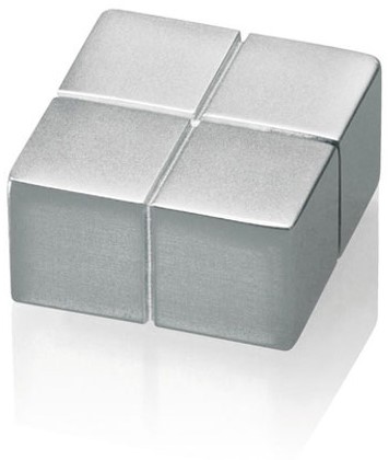 Magneet Sigel 20x20x10mm zilver sterk glasbord stuks. Dijkgraaf in Apeldoorn