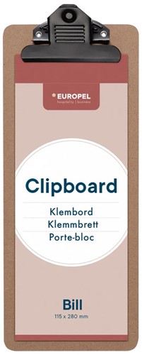 Klembord Europel 280x115mm staand MDF hout