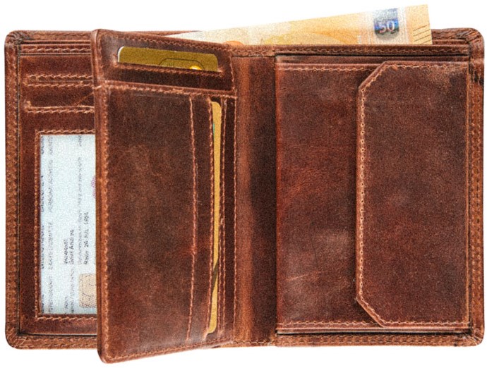 GAEKEAO Vrouwen Portemonnee RFID Blokkeren Lederen Compact Bi-fold Portemonnee voor Vrouw Rits Coin Pocket Kleine Dames Portemonnee met ID Venster, Bruin, 1, Minimalistisch