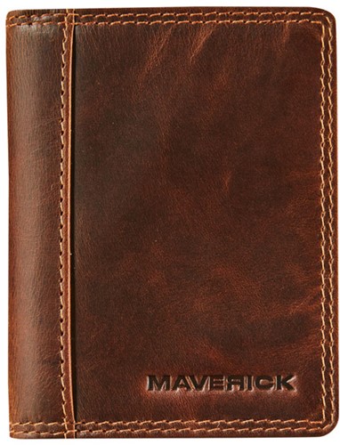 Pasjeshouder Maverick The Original RFID leder donkerbruin