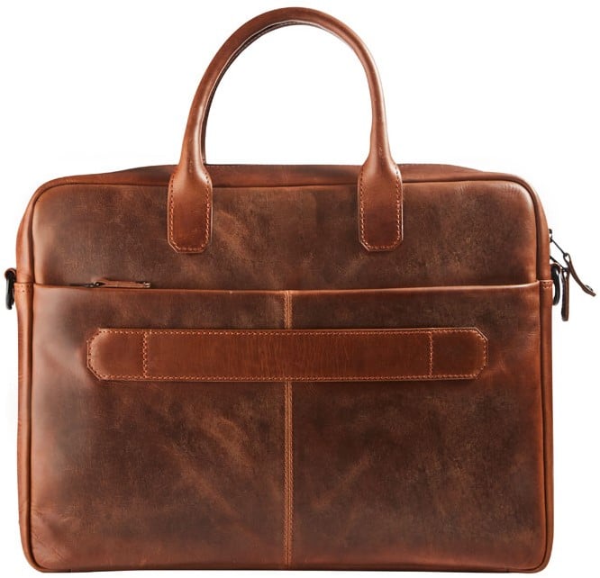 Laptoptas leder sale