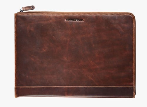Laptop sleeve Maverick The Original 15.6inch leder donkerbruin