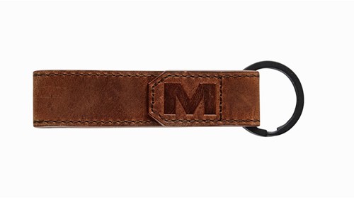 Sleutelhanger Maverick The Original lederen uitvoering donkerbruin