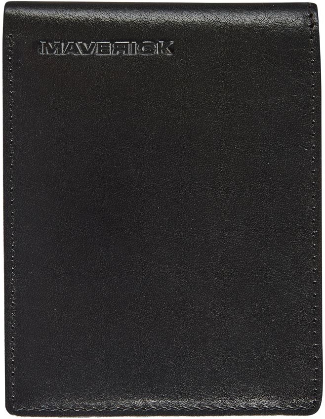 Portemonnee Maverick The Original Lederen Compact Portefeuille RFID Met Kleingeldvak Donkerbruin 2
