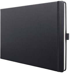 Notitieboek Sigel Conceptum hardcover Panorama A4 zwart - 80 grams 97 vel blanco papier SI-CO200