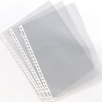 Showtassen Esselte A4 economy 23-gaats 0,03mm generfd transparant copysafe 100 stuks
