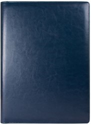 Schrijfmap Multo Hannibal A4 incl. schrijfblok blauw