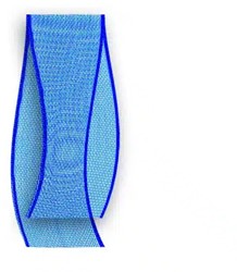 Cadeaulint 20mmx20meter Organza blauw
