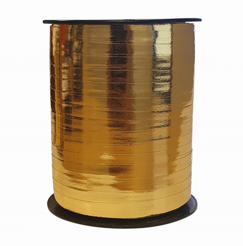 Cadeaulint 5mmx500meter metallic goud kleur 03
