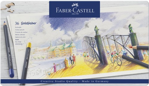 Kleurpotlood Faber-Castell Goldfaber 36-delig assorti