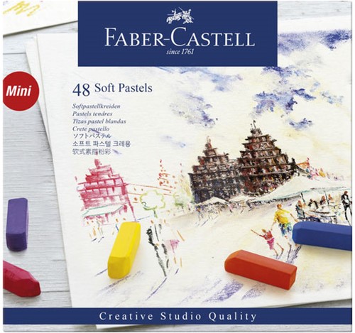 Pastelkrijt Faber-Castell Mini 48-delig assorti