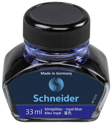 Vulpeninkt Schneider 33ml koningsblauw.