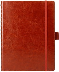 Notitieboek Multo Hannibal A5 kunstleder kaft cognac - 55 vel gelijnd papier