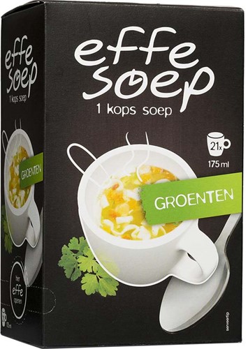 Effe Soep 1-kops groenten 21x 175ml