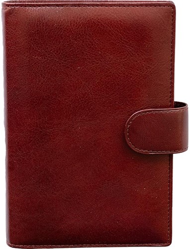 Agenda omslag Succes Standard model Deluxe - plantaardig gelooid volnerf rundleer in de kleur bordeaux - mechaniek: 20mm PT214DL03