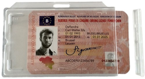Veiligheidsbadge 01/400h 54x90mm