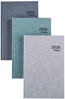 Agenda 2026 Brepols Saturnus Luxe Dubletta kort 1 dag per pagina 13,5x21,5cm omslag assorti