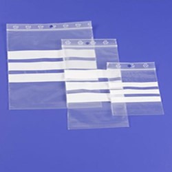 Gripzakje 100x150mm met zelfsluitstrip en schrijfvlak 1.000 stuks 25421