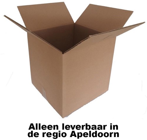 Verzenddoos 400x400x400mm dubbele golf bruin BC-golf