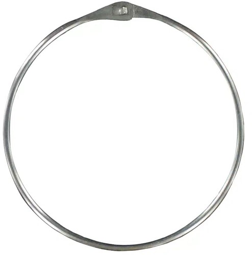 Warenring metaal rond model 90mm