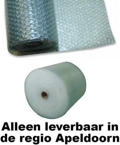 Noppenfolie 1.0x100m groen transparant 100% recyclebaar