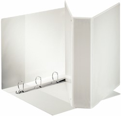 Panoramaringband Esselte A4 4-rings Ø60mm wit met 3 tassen