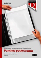 Showtas Quantore A3 11-gaats PP 0,08mm generfd staand transparant 10 stuks-6
