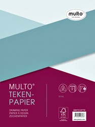 Ringbandpapier Multo A5 17-rings 50 vel 120 grams tekenpapier