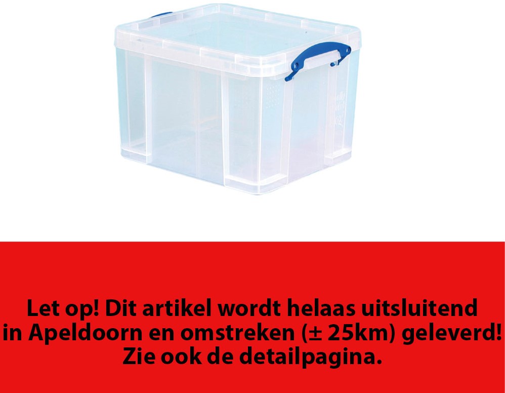 Waterig Skim krom Opbergbox Really Useful 35 liter (lxbxh) 480x390x310mm