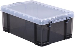 Opbergbox Really Useful 9 liter transparant gerookt (lxbxh) 395x255x155mm