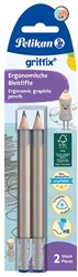 Grafietpotlood Pelikan Griffix 2x HB