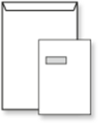 Venster envelop Trajanus EA4 220x312mm 120 grams wit zelfklevend met venster links 40x110mm 250 stuks 88099448