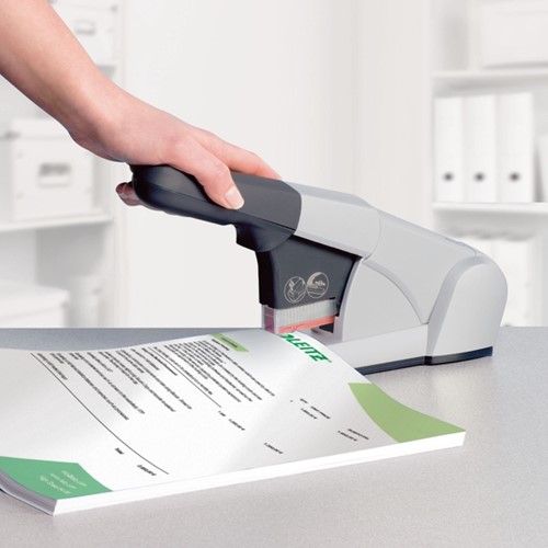 Blokhechter Leitz 5551 80 vel zilvergrijs-3