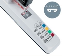 Blokhechter Leitz 5551 80 vel zilvergrijs-12