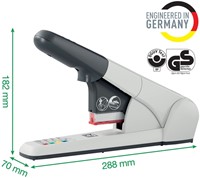 Blokhechter Leitz 5551 80 vel zilvergrijs-9