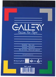 Schrijfblok Gallery A6 lijn 100 vel