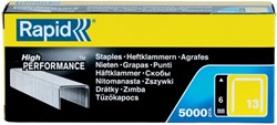 Nieten Rapid 13/6 verzinkt 5000 stuks