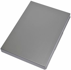 Klembordkoffer Maul Assist A4 zijopening staand aluminium