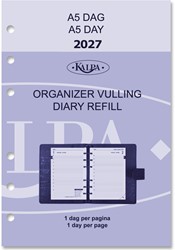 Agenda calendarium 2027 Kalpa A5 1 dag per pagina