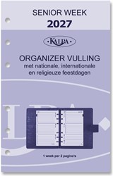 Agenda calendarium 2027 Kalpa Senior 7 dagen per 2 pagina's