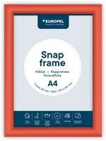 Kliklijst Europel A4 25mm rood
