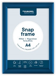 Kliklijst Europel A4 25mm afgerond profiel blauw