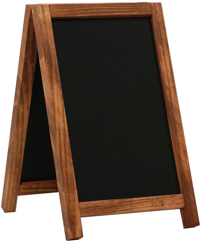 onderbreken Leeg de prullenbak retort Krijtbord Europel tafelmodel mini 15x25cm staand blank