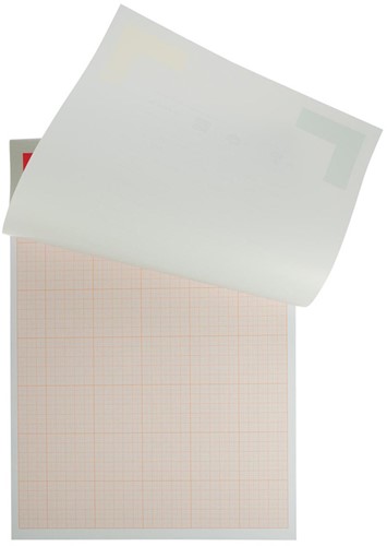 Millimeterblok Gallery A3 29.7x42cm blok van 50 vel - liniatuur rood-2